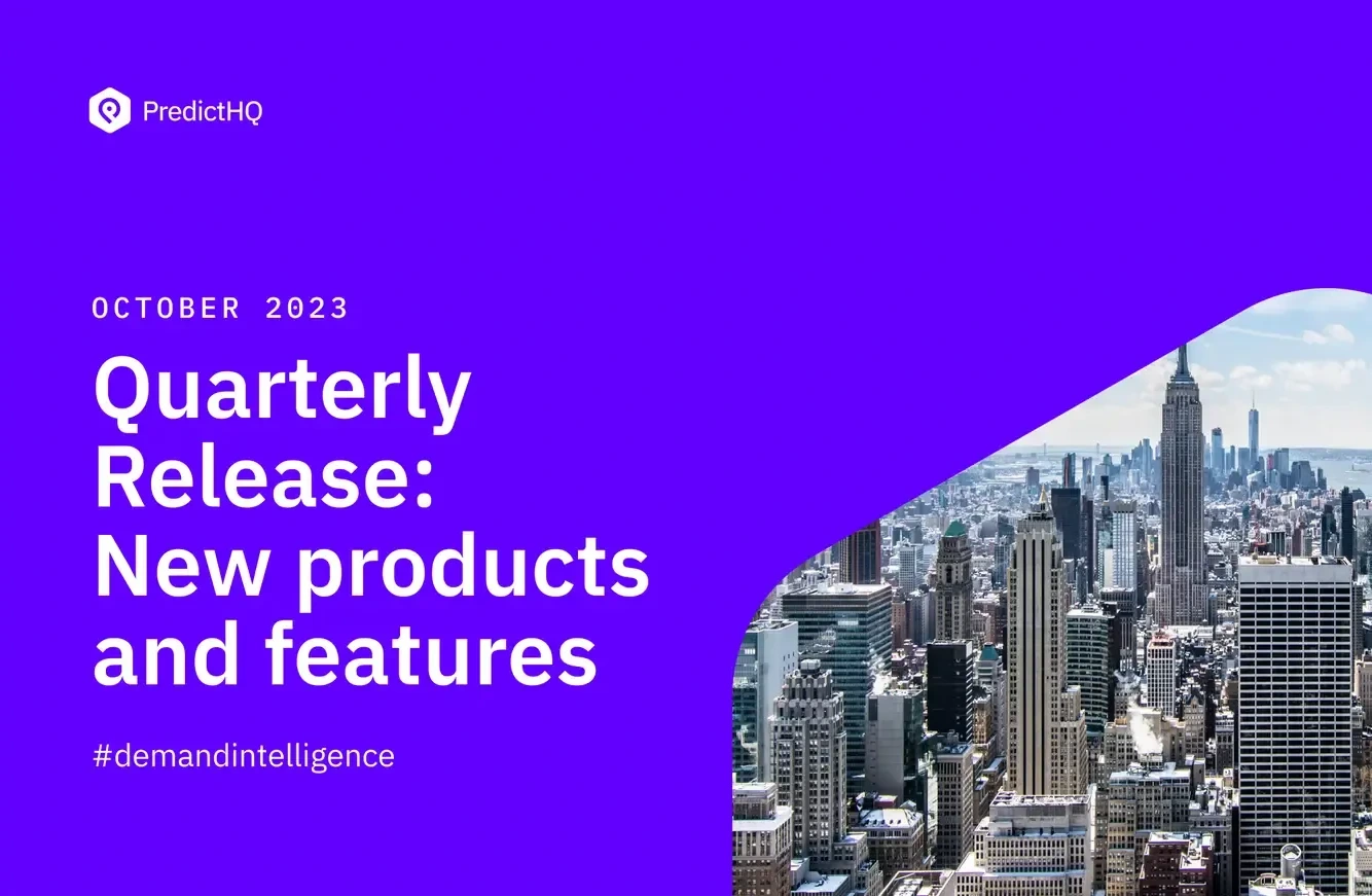 Q4 2023 Product and Feature Release - PredictHQ